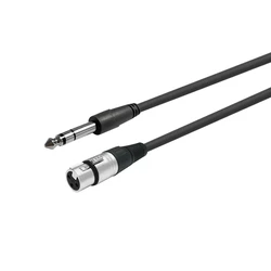 Vivolink Μετατροπέας Καλώδιο XLR female to 6.3mm male Μαύρο 1m