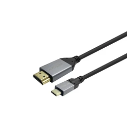 Vivolink Μετατροπείς Αντάπτορες Cable HDMI male USB C male 7 5m Μαύρο PROUSBCHDMIMM7 5