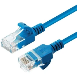 Microconnect U/UTP Cat.6a (Gigabit) Καλώδιο Δικτύου Ethernet 0.15m Μπλε V-UTP6A0015B-SLIM