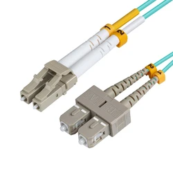 Microconnect Optical Fibre Patch Cable LC/UPC to SC/UPC 1.5 m Turquoise (FIB4220015)