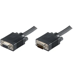 MicroConnect Καλώδιο Δικτύου VGA male VGA male Μαύρο 10m