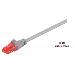 Microconnect U/UTP Cat.6 Καλώδιο Δικτύου Ethernet 7m Γκρι - 10τμχ (V-UTP607VP)
