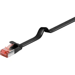 MicroConnect Network Cable Ethernet Flat U UTP Cat 6 2m Black