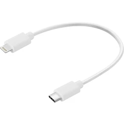 Sandberg Καλώδιο USB-C to Lightning Λευκό 0.2m