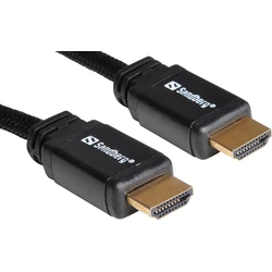Sandberg Μετατροπείς και Αντάπτορες HDMI 2.0 Premium High Speed 4K 60Hz HDR Flat Cable HDMI male HDMI male 5m Μαύρο 509 00