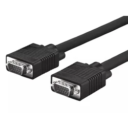 MicroConnect Καλώδιο VGA αρσενικό σε VGA αρσενικό 2m Μαύρο