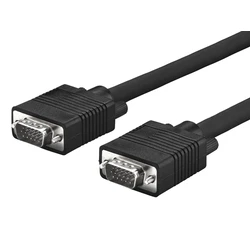 MicroConnect Καλώδιο VGA male to VGA male Μαύρο 5m