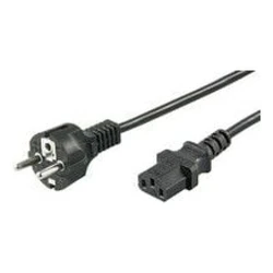 MicroConnect Power Cable Schuko IEC C13 5m Black PE020450