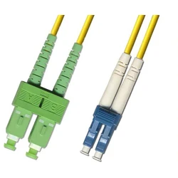 Microconnect Fiber Optic Cable SC/APC - LC/UPC 3m Yellow FIB841003