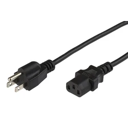 MicroConnect Network Cables IEC C13 to IEC C13 Cable 1.8m Black