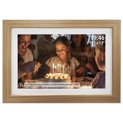 Denver Frameo Digital Photo Frame 15.6" 1920x1080 Light Brown (PFF-1543LW)