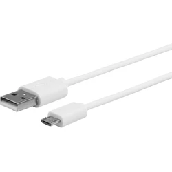 eSTUFF Μετατροπείς Καλώδιο USB 2.0 σε micro USB Λευκό 1m ES603007