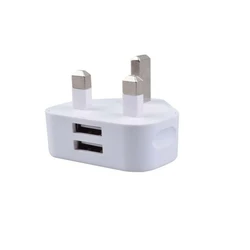 MicroConnect Φορτιστής Χωρίς Καλώδιο με 2 Θύρες USB-A Λευκός