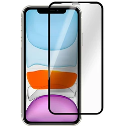 eSTUFF Full Face Tempered Glass Black Apple iPhone 11 XR