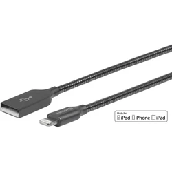 eSTUFF Καλώδια Δικτύου USB-A to Lightning Cable Γκρι 1.5m ES601165