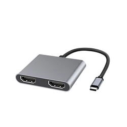 MicroConnect Μετατροπέας USB-C male σε HDMI 2x female
