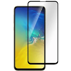 eSTUFF Full Glue Full Face Tempered Glass Μαύρο Galaxy S10e