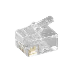 MicroConnect Μετατροπείς και Αντάπτορες Rj12 Modular Connector 10pcs Kon502 10r