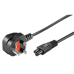 MicroConnect Adapters and Converters Type G UK IEC C5 Cable 1m Black