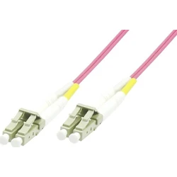 Microconnect Καλώδιο Οπτικής Ίνας LC UPC LC UPC 50m Μωβ