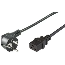 MicroConnect IEC C19 Schuko Cable 0.5m PE07719005