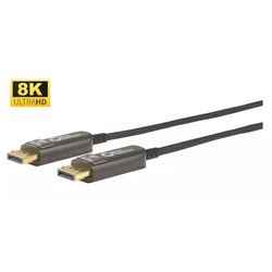 Microconnect Καλώδιο DisplayPort αρσενικό - DisplayPort αρσενικό 10 m Μαύρο (DP-MMG-1000V1.4OP)