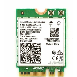 Intel Μετατροπείς - Αντάπτορες Ασύρματη Κάρτα Δικτύου Wi-Fi 6 1000Mbps PCI-e AX200 NGWG NV