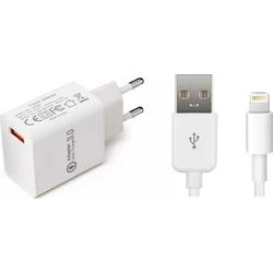CoreParts Φορτιστής USB-A 12W Quick Charge 3.0 Λευκός