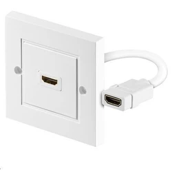 Microconnect Πρίζα HDMI σε Λευκό Χρώμα HDMWALL1