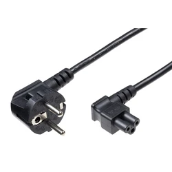 MicroConnect Schuko IEC C5 Cable 1.8m Black