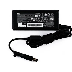 HP Laptop Charger 65W (18.5V 3.5A) with Detachable Power Cord - Part No. 693711-001