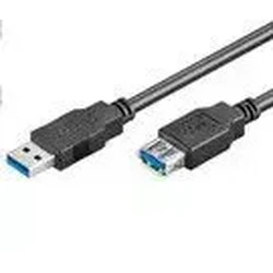 MicroConnect USB 3.0 Adapter Cable USB-A Male to USB-A Female 5 m Black
