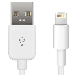 MicroConnect Καλώδιο USB-A to Lightning Λευκό 1m