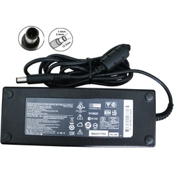 HP Laptop Charger 120W (18.5V, 6.5A) with Detachable Power Cord - MPN 693709-001