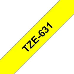 Brother TZe-631 Label Tape Cassette Black Self-Adhesive (1 pc)