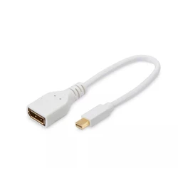 Microconnect mini DisplayPort Male to mini DisplayPort Female Adapter, 15 cm, White
