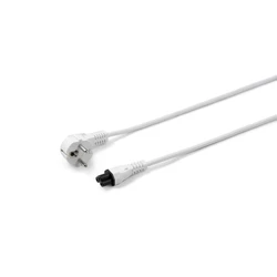 Microconnect Schuko to IEC C5 (Cloverleaf) Power Cable, 1.8 m, White – PE010818W