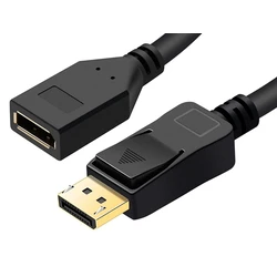Καλώδιο Microconnect DisplayPort αρσ.-θήλ. 1 m Μαύρο (DP-MFG-100)