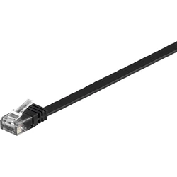 Microconnect U/UTP Καλώδιο Δικτύου Ethernet 1.5m Μαύρο V-UTP6015S-FLAT