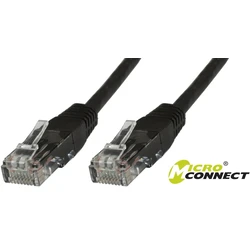 Microconnect U/UTP Cat6 (Gigabit) Ethernet Patchcord 0.5m Black 10pcs V-UTP6005SVP