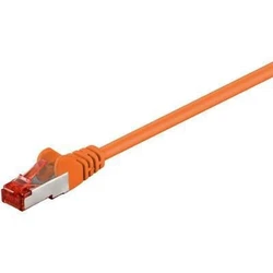 Microconnect F/UTP Cat6 Flat Καλώδιο Ethernet Patchcord 10m Πορτοκαλί (B-FTP610O)