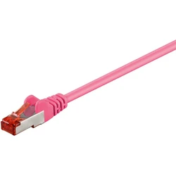 MicroConnect S/FTP Cat6 Ethernet Network Cable 10m Pink (SSTP610PI)