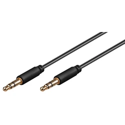Microconnect Καλώδιο Ήχου 3.5mm αρσενικό - 3.5mm αρσενικό Μαύρο 7m AUDLL7