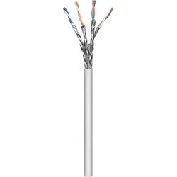 Microconnect S/FTP Cat.6 Καλώδιο Δικτύου Ethernet χωρίς ακροδέκτες 100m Λευκό 1τμχ KAB017-100