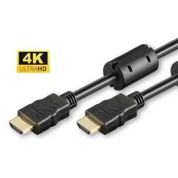 Microconnect Καλώδιο HDMI 1.4 High Speed 15m (HDMI male - HDMI male) Μαύρο