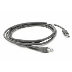 Zebra USB 2.0 Cable USB-A male to RJ45, Black, 2.1 m (CBA-U21-S07ZBR)