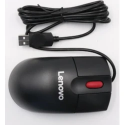 Lenovo Mouse Laser 3Button USB PS2 Ενσύρματο Ποντίκι Μαύρο