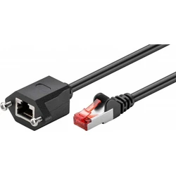 Microconnect F/UTP Cat.6 (Gigabit) Ethernet Network Cable 1m Black STP601SEXT
