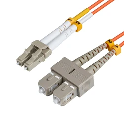Microconnect Καλώδιο Οπτικής Ίνας LC/UPC - SC/UPC 2m Πορτοκαλί LSZH