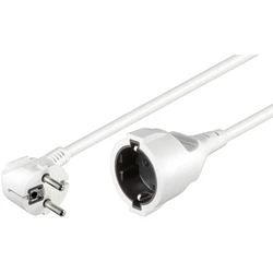 Microconnect Μπαλαντέζα Προέκταση 5m Schuko 3x1.5mm² με Γείωση (PE140500W)